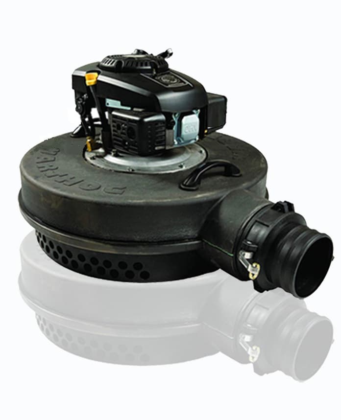 Warthog patented 6 inch self-priming floating pump
